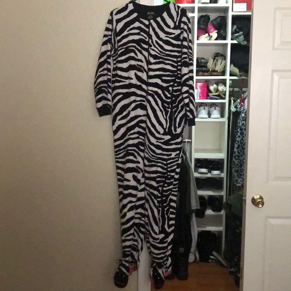 Zebra Footie Pajamas